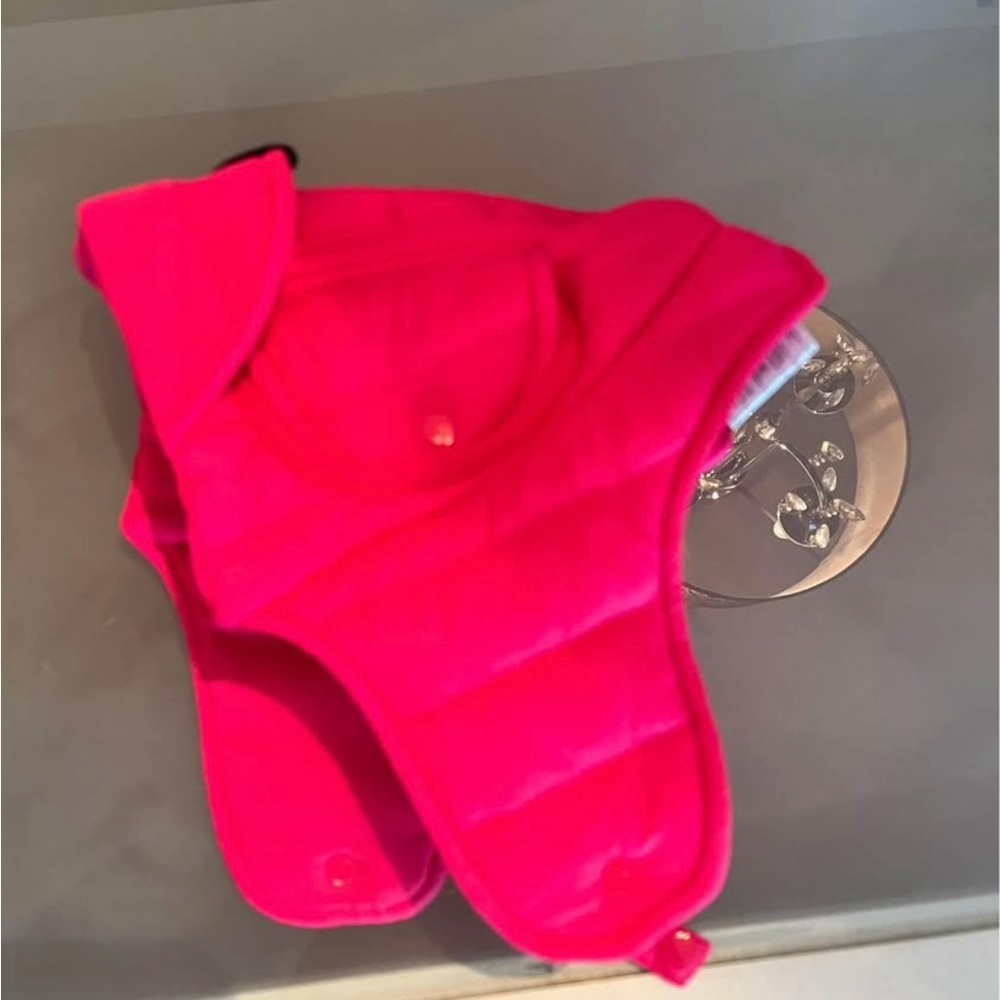 Canada Pooch Hot Pink Puffer Hat - Size Large - Picture 4 of 7